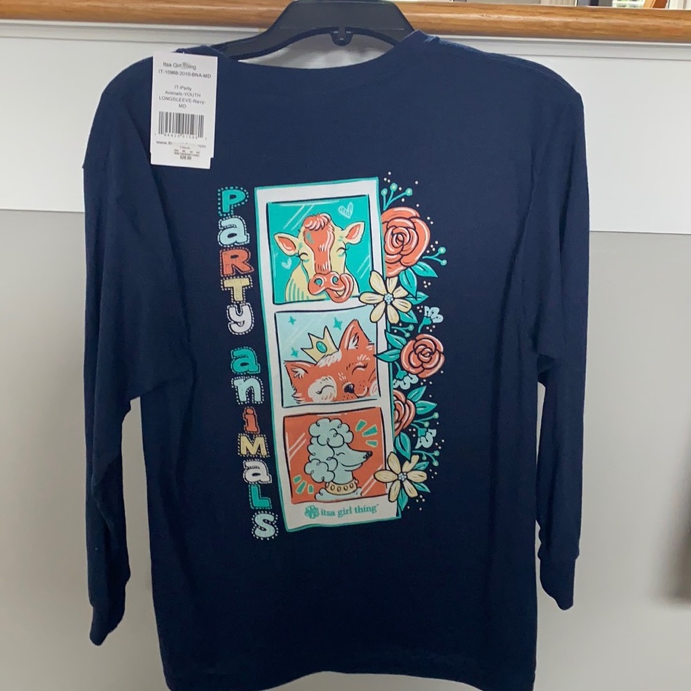 NWT- It’s a girl thing long sleeve shirt